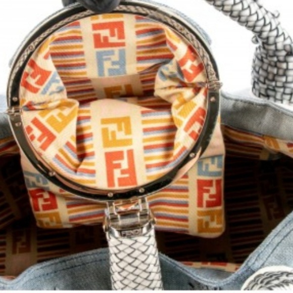 Fendi Denim Spy Bag (Unused) with Crystals - Picture 4 of 6